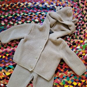 Quince 6-9 month knit baby set